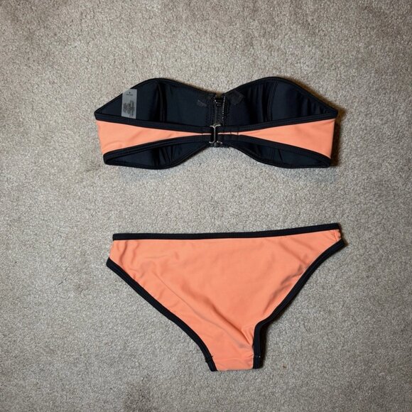 Triangl Orange Zip Bikini Size Small *Same Style Seen On Britney Spears* - Picture 2 of 5